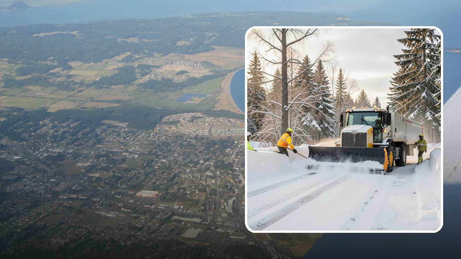 Emergency Plowing in Oak Harbor, Island County, WA - We dispatch plow crews around the clock across Western Washington when a sudden snowfall buries lots and driveways and you need...
