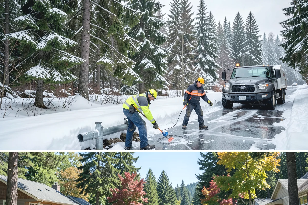 Emergency Plowing in Orting, Pierce County, WA - Emergency plowing is available throughout the November-to-March snow season whenever a fast-moving storm demands immediate...