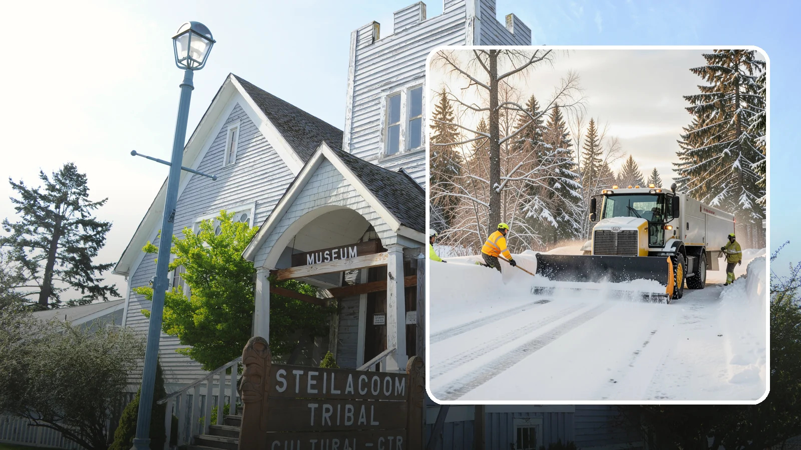 Emergency Plowing in Steilacoom, Pierce County, WA - We dispatch plow crews around the clock across Western Washington when a sudden snowfall buries lots and driveways and you need...