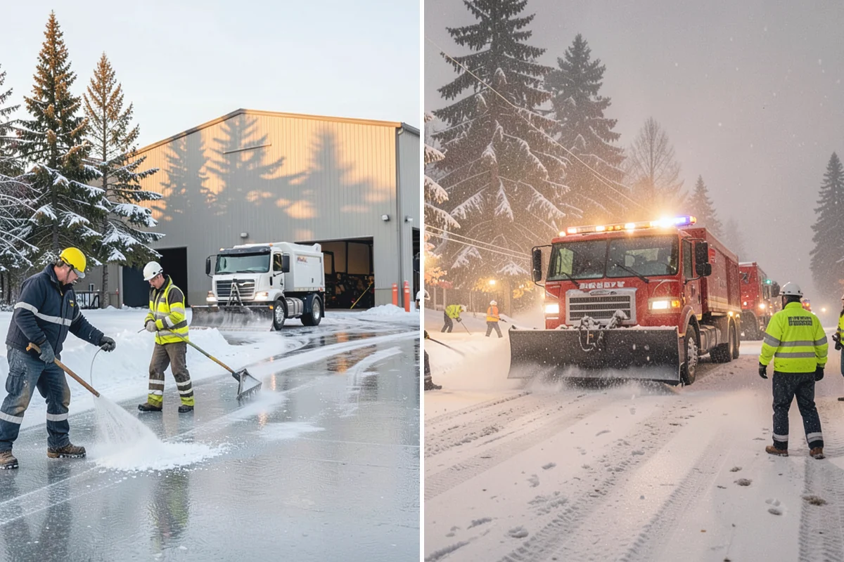 Emergency Plowing in Sumner, Pierce County, WA - Take your emergency call and confirm location and access