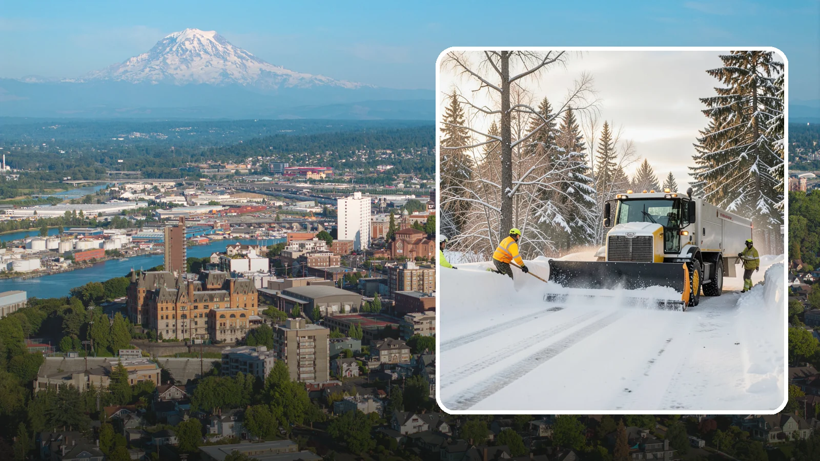 Emergency Plowing in Tacoma, Pierce County, WA - We dispatch plow crews around the clock across Western Washington when a sudden snowfall buries lots and driveways and you need...