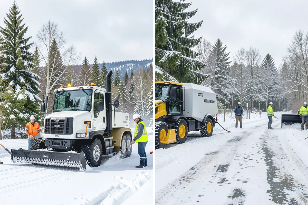 Emergency Plowing in Woodinville, King County, WA - Take your emergency call and confirm location and access