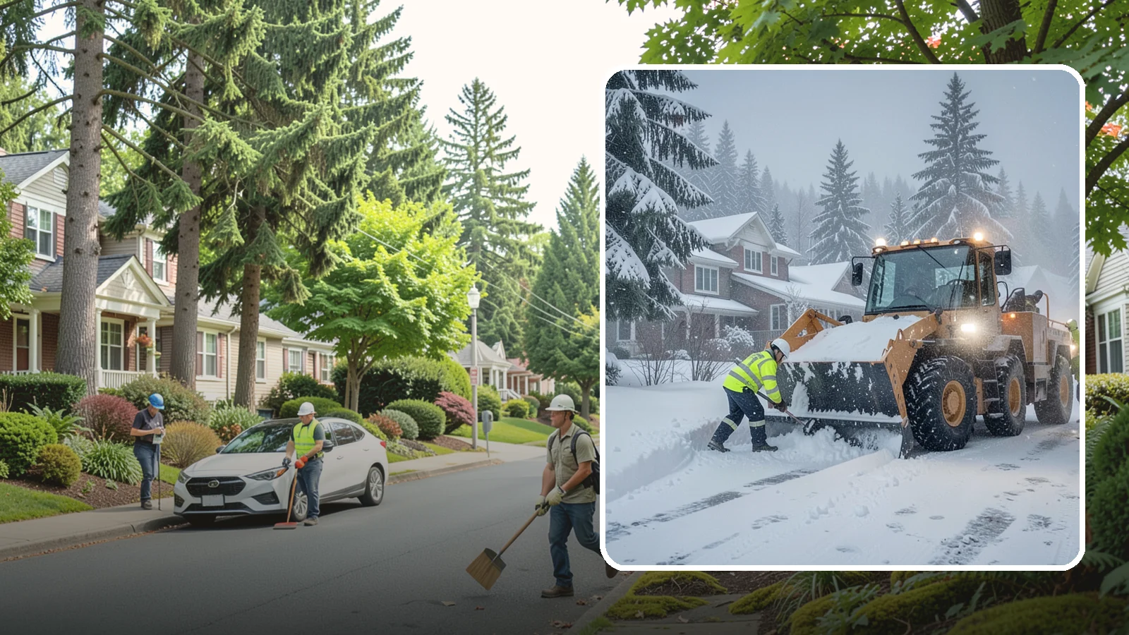 Emergency Residential Snow Removal in Beaux Arts Village, King County, WA - We respond fast to residential snow emergencies when a sudden storm traps your household at home.
