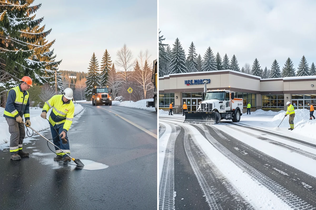 Emergency Residential Snow Removal in Beaux Arts Village, King County, WA - We take your emergency call and confirm the urgent need