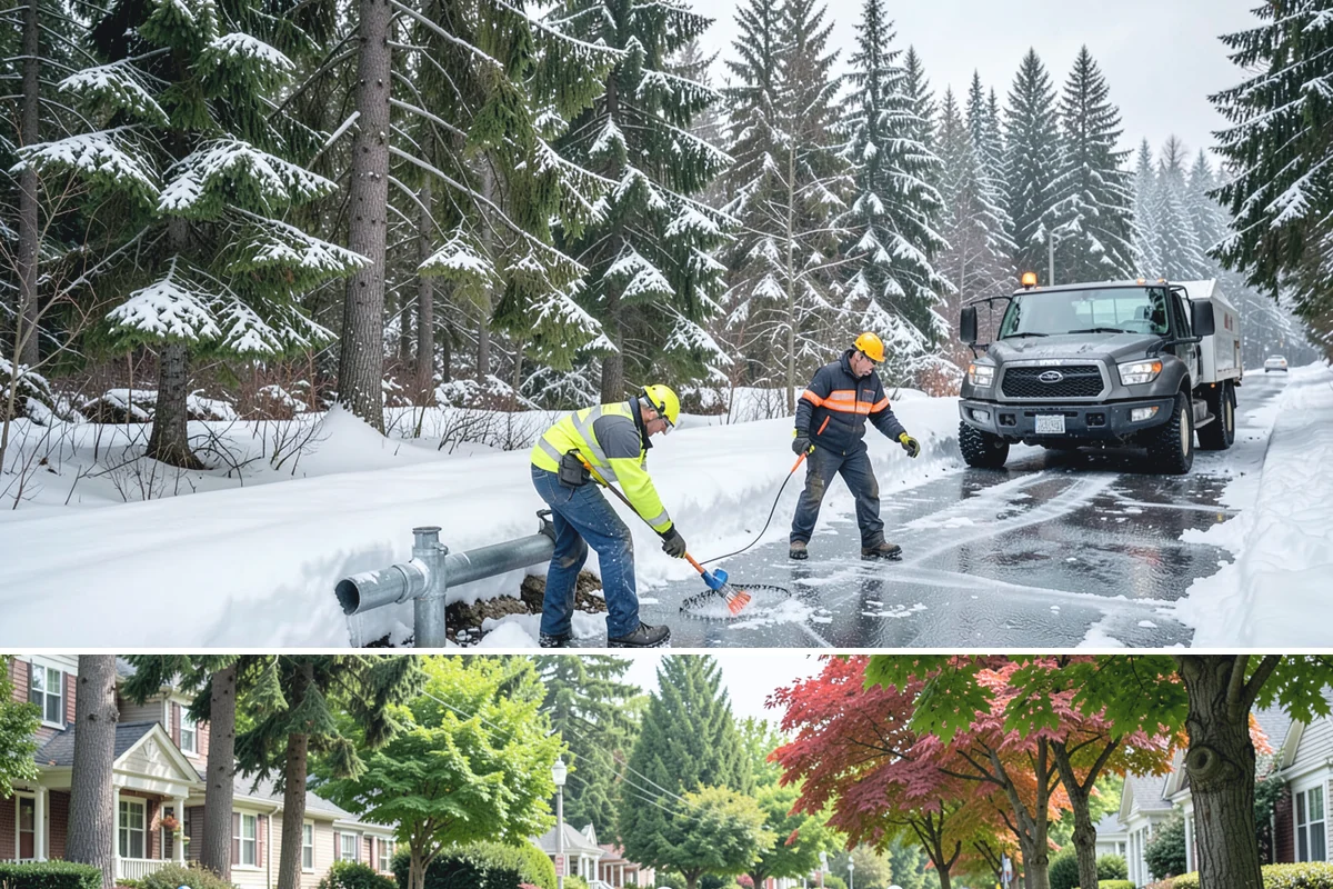 Emergency Residential Snow Removal in Beaux Arts Village, King County, WA - Save our number before winter so help is one call away when a storm outpaces the forecast.