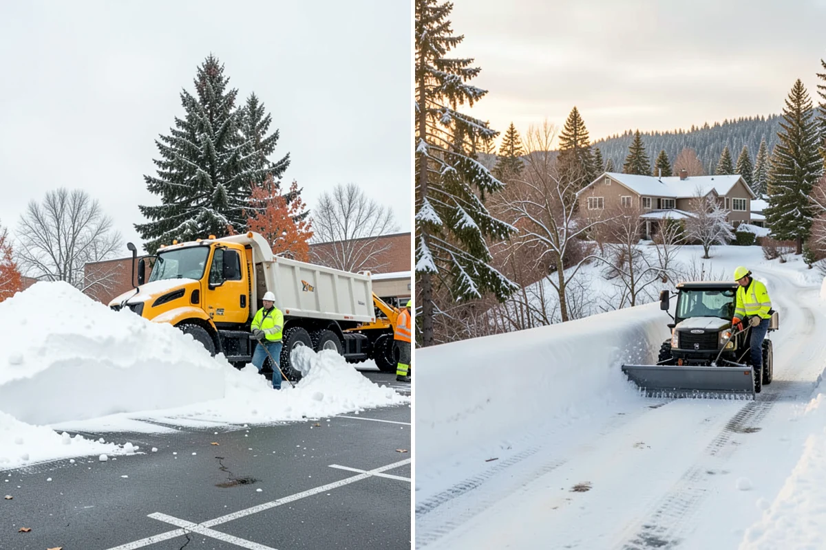 Emergency Residential Snow Removal in Clyde Hill, King County, WA - We take your emergency call and confirm the urgent need