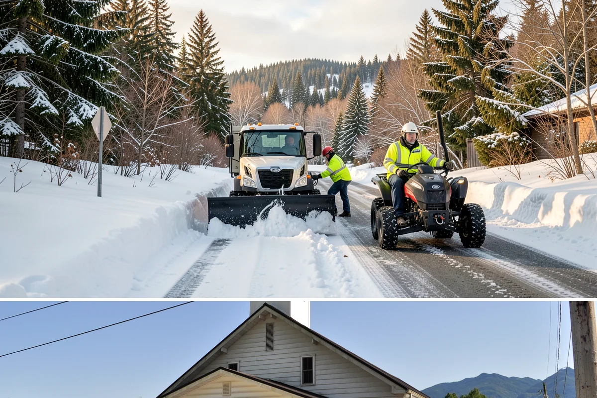 Emergency Residential Snow Removal in Concrete, Skagit County, WA - Save our number before winter so help is one call away when a storm outpaces the forecast.