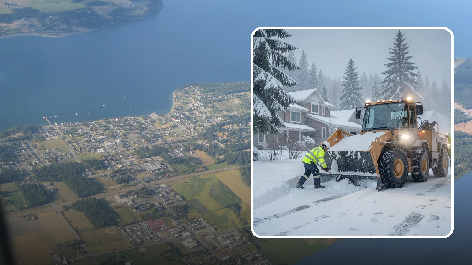 Emergency Residential Snow Removal in Coupeville, Island County, WA - We respond fast to residential snow emergencies when a sudden storm traps your household at home.