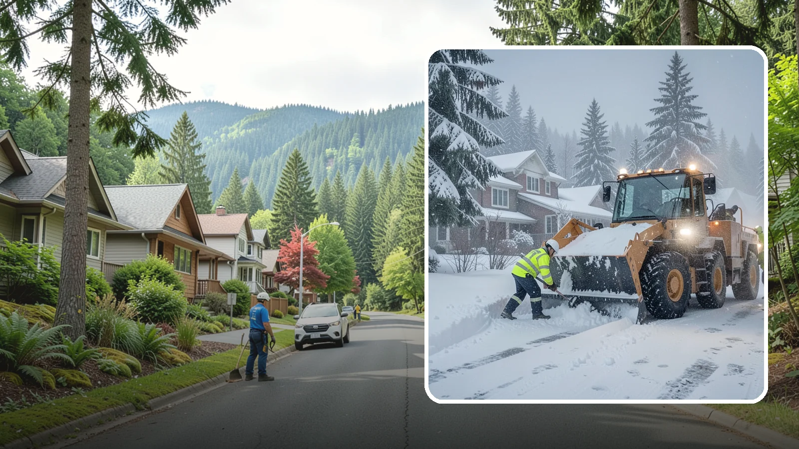Emergency Residential Snow Removal in Darrington, Snohomish County, WA - We respond fast to residential snow emergencies when a sudden storm traps your household at home.