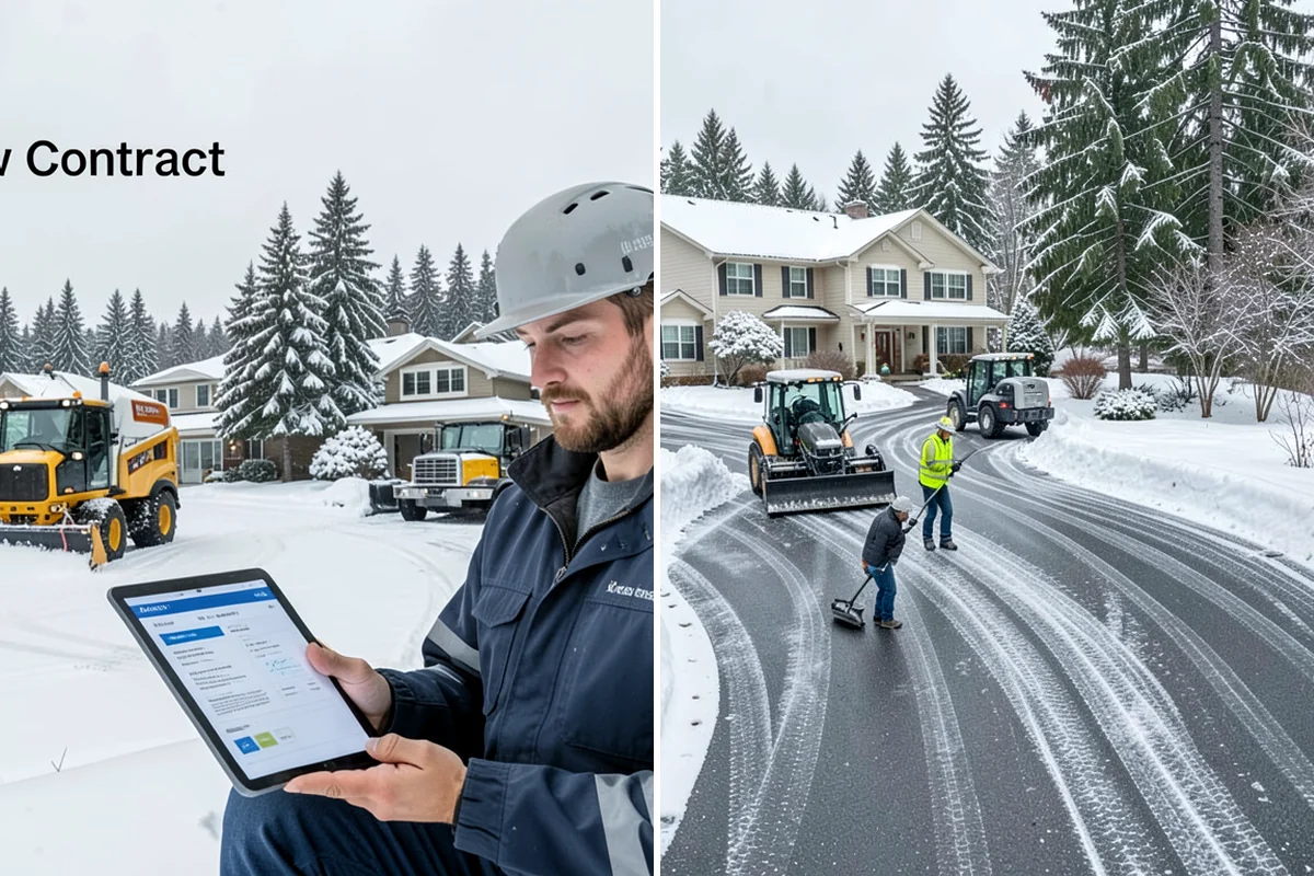 Emergency Residential Snow Removal in DuPont, Pierce County, WA - We take your emergency call and confirm the urgent need