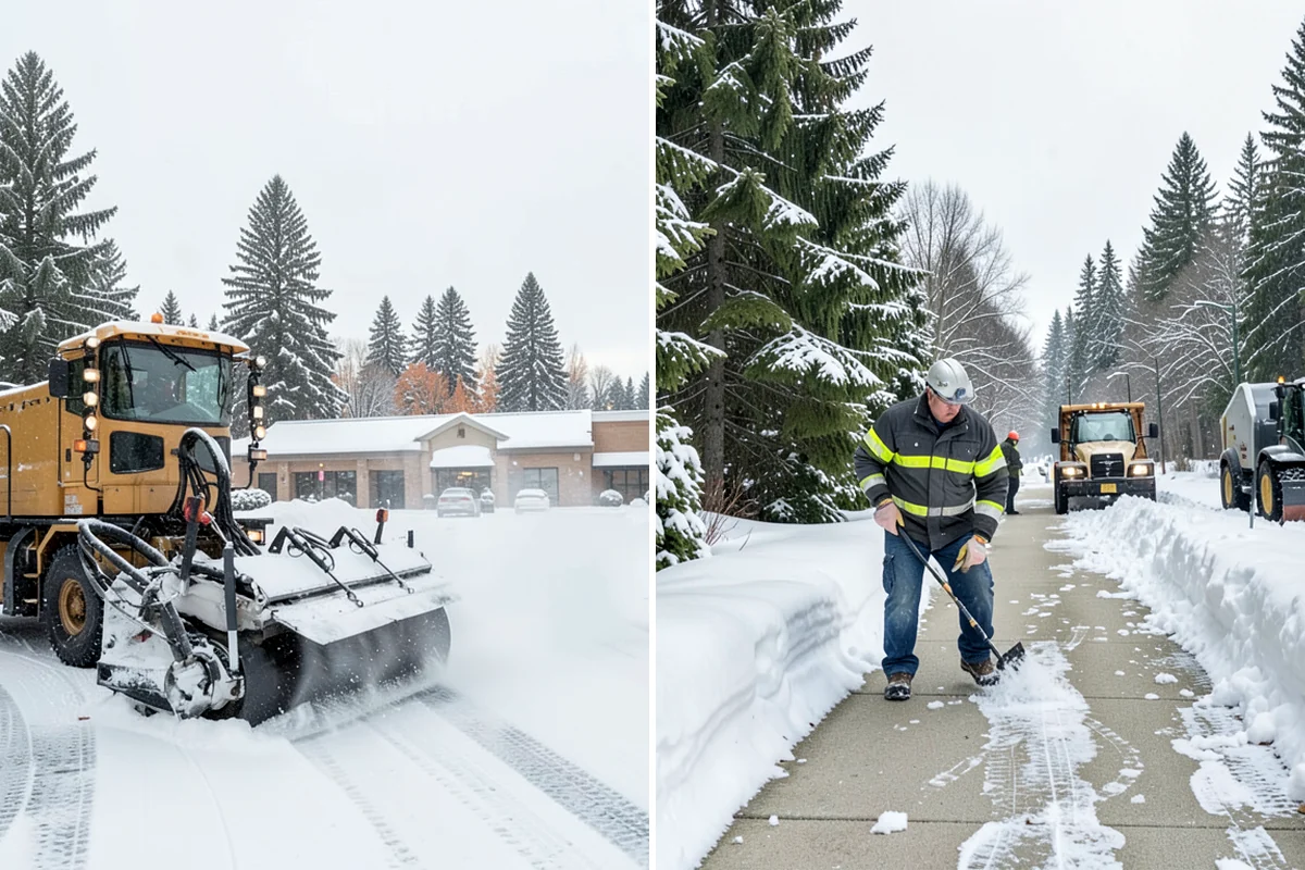 Emergency Residential Snow Removal in Fircrest, Pierce County, WA - We take your emergency call and confirm the urgent need
