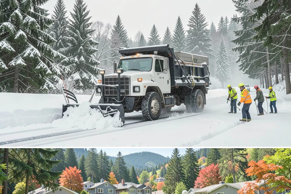 Emergency Residential Snow Removal in Fircrest, Pierce County, WA - Save our number before winter so help is one call away when a storm outpaces the forecast.