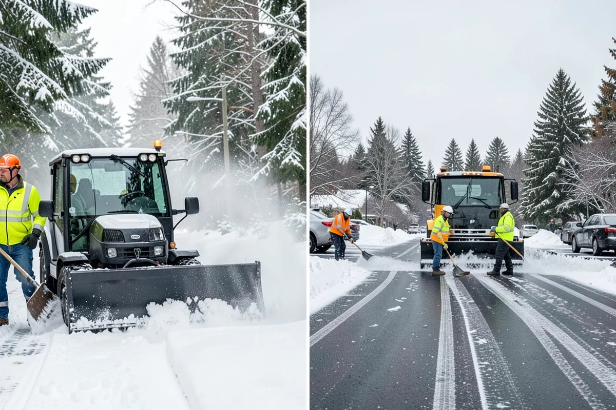 Emergency Residential Snow Removal in Gig Harbor, Pierce County, WA - We take your emergency call and confirm the urgent need