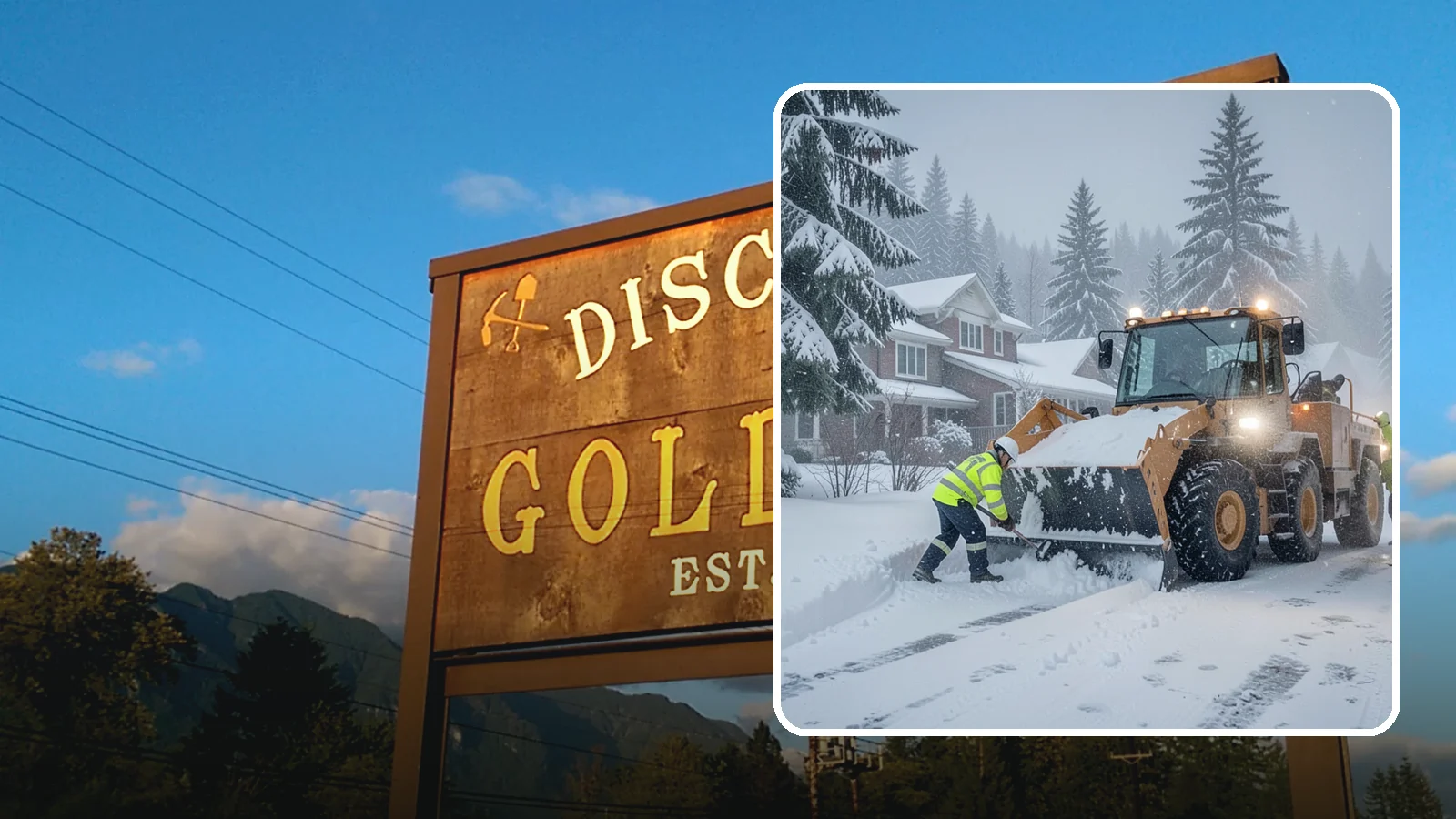 Emergency Residential Snow Removal in Gold Bar, Snohomish County, WA - We respond fast to residential snow emergencies when a sudden storm traps your household at home.