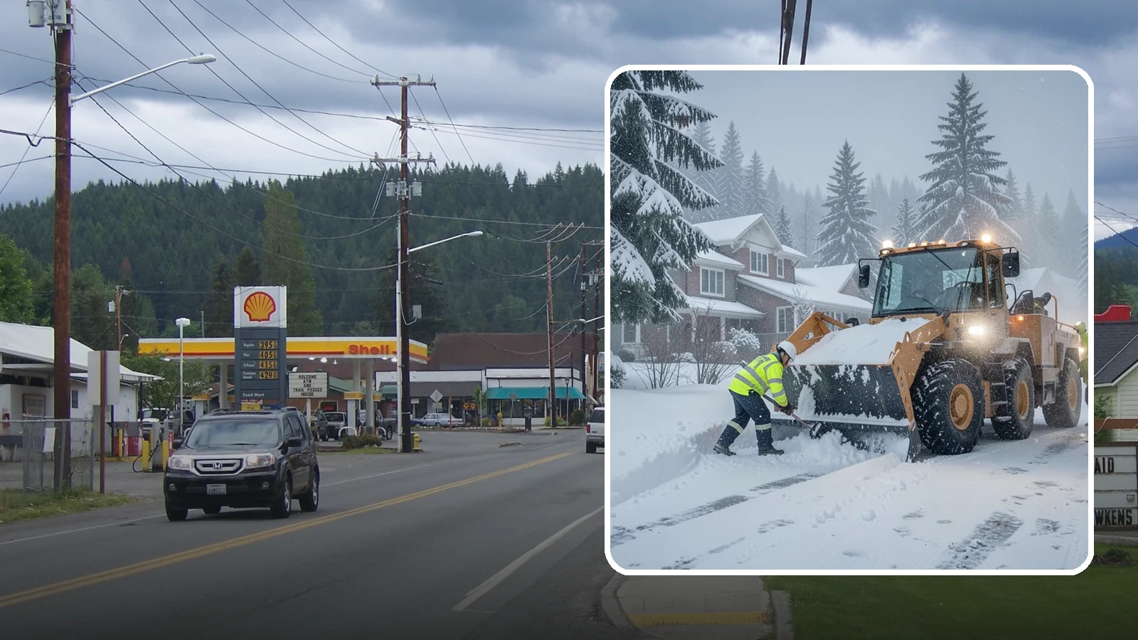 Emergency Residential Snow Removal in Granite Falls, Snohomish County, WA - We respond fast to residential snow emergencies when a sudden storm traps your household at home.