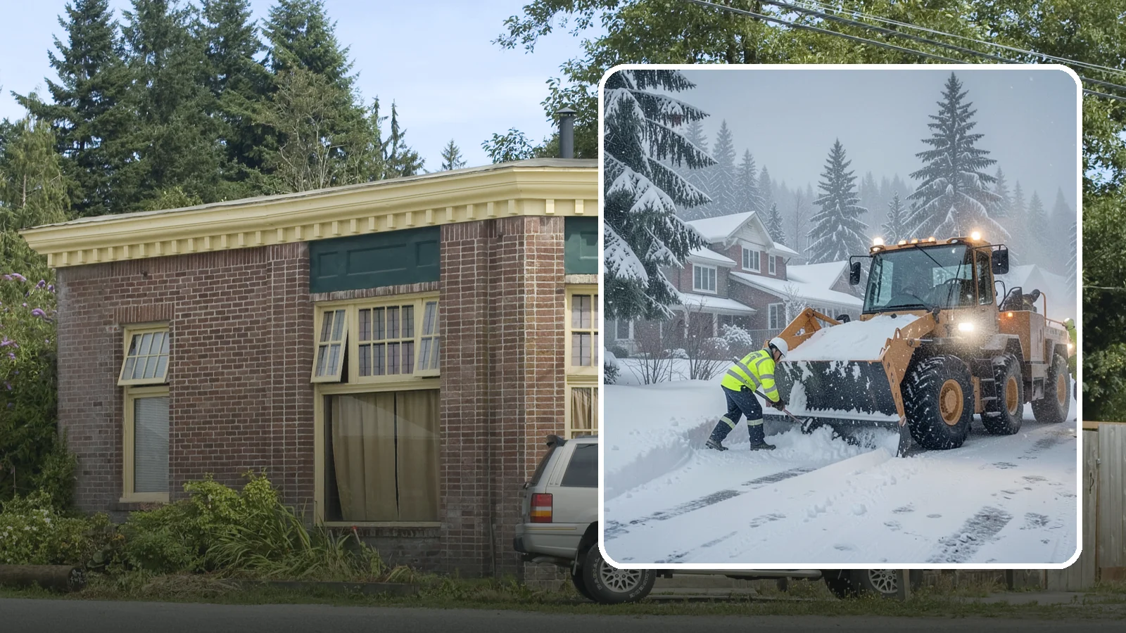 Emergency Residential Snow Removal in Hamilton, Skagit County, WA - We respond fast to residential snow emergencies when a sudden storm traps your household at home.