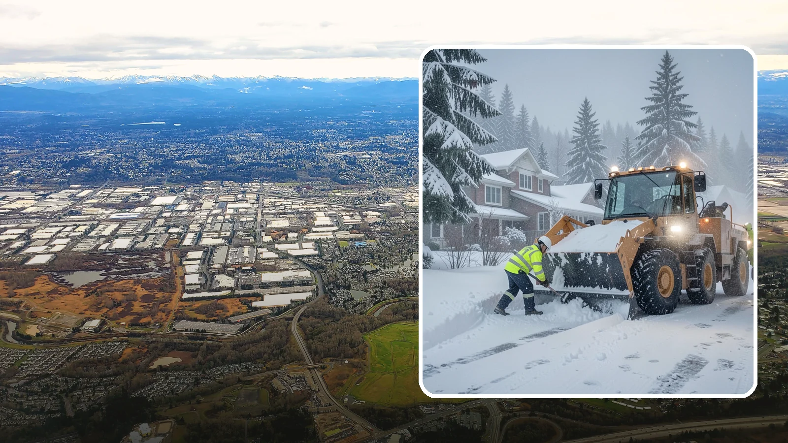 Emergency Residential Snow Removal in Kent, King County, WA - We respond fast to residential snow emergencies when a sudden storm traps your household at home.