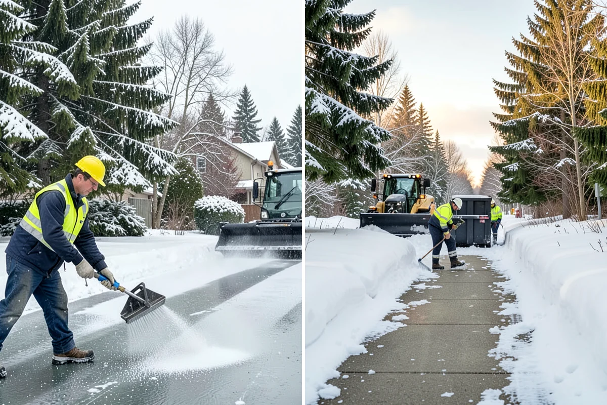 Emergency Residential Snow Removal in Maple Valley, King County, WA - We take your emergency call and confirm the urgent need
