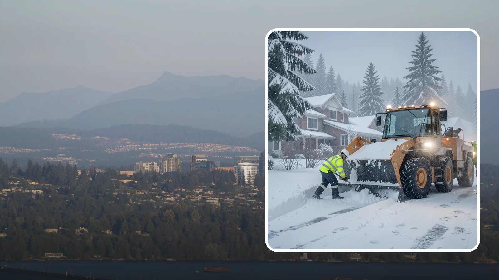 Emergency Residential Snow Removal in Medina, King County, WA - We respond fast to residential snow emergencies when a sudden storm traps your household at home.