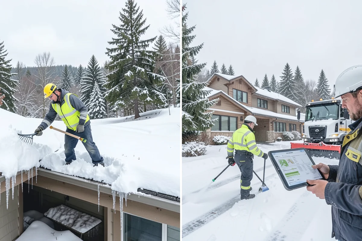 Emergency Residential Snow Removal in Medina, King County, WA - We take your emergency call and confirm the urgent need