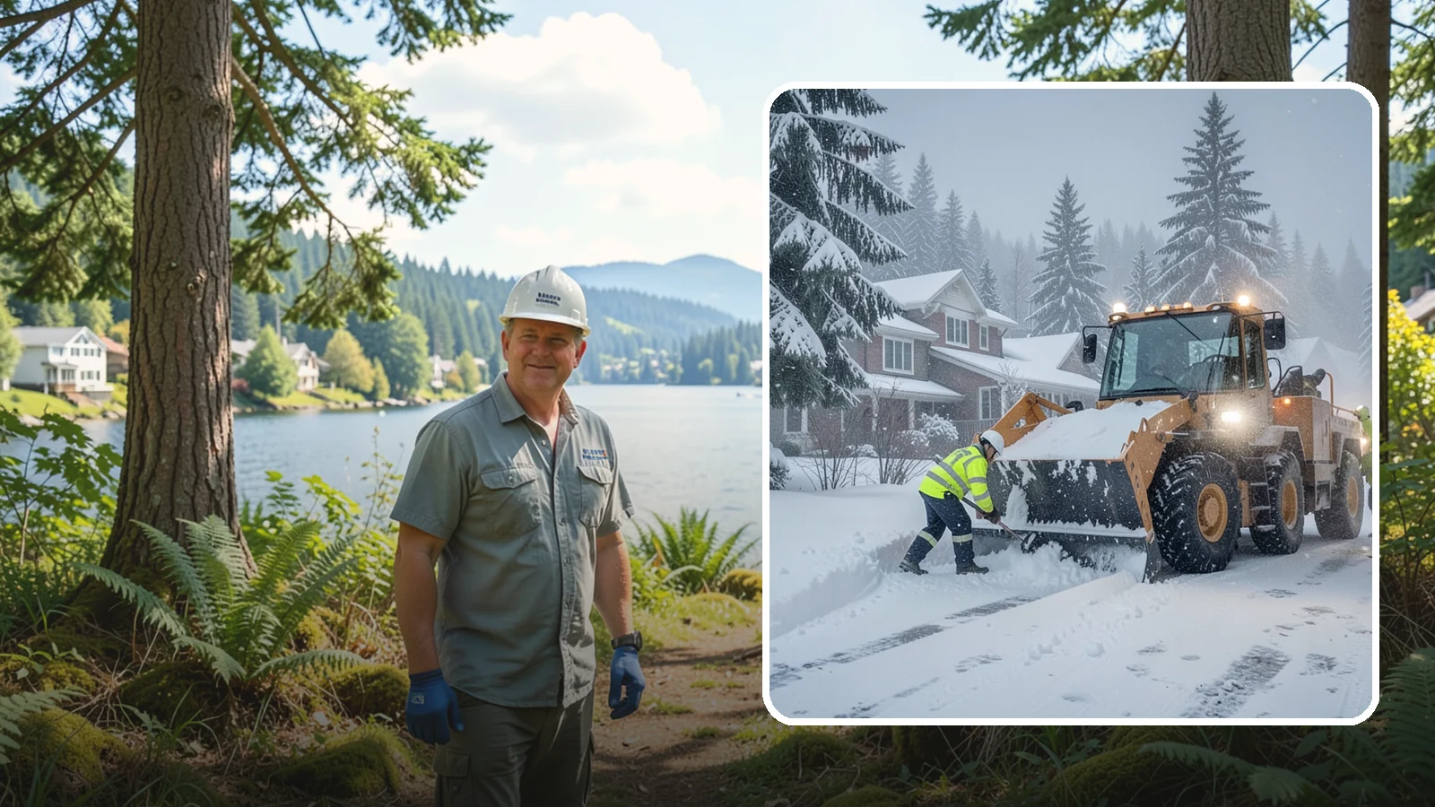 Emergency Residential Snow Removal in Milton, King County, WA - We respond fast to residential snow emergencies when a sudden storm traps your household at home.