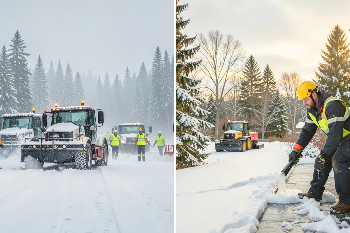 Emergency Residential Snow Removal in Milton, King County, WA - We take your emergency call and confirm the urgent need