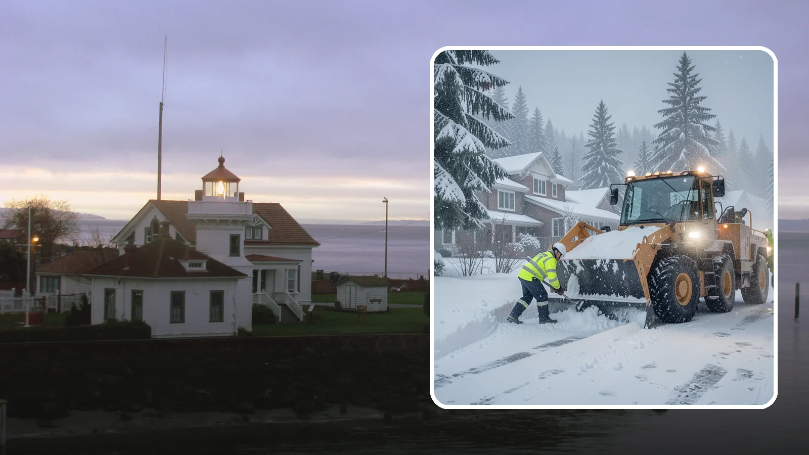Emergency Residential Snow Removal in Mukilteo, Snohomish County, WA - We respond fast to residential snow emergencies when a sudden storm traps your household at home.
