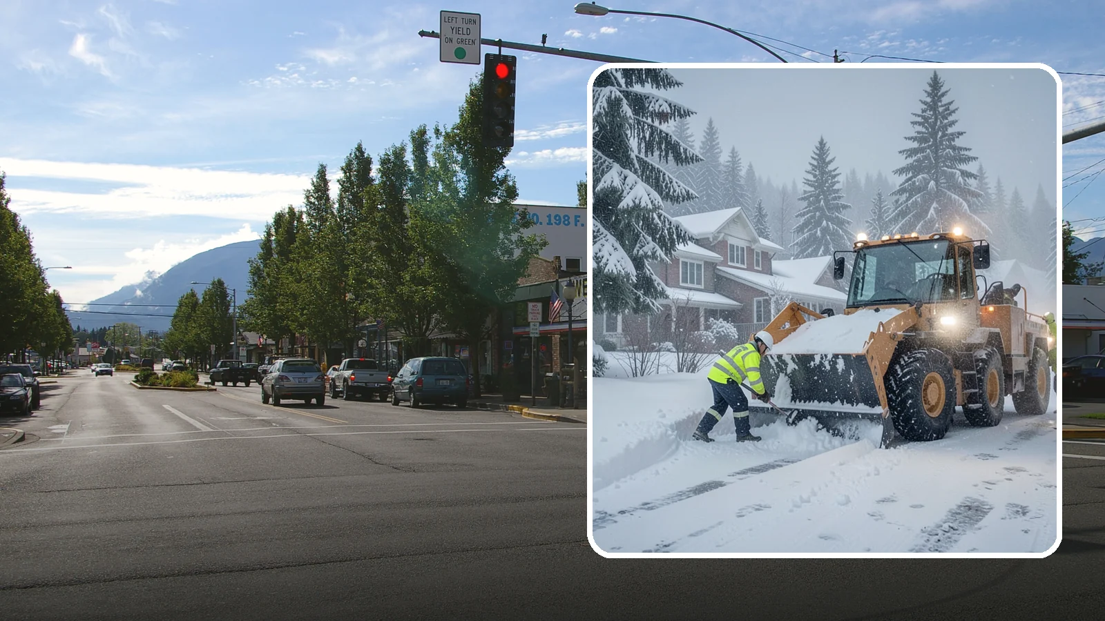 Emergency Residential Snow Removal in North Bend, King County, WA - We respond fast to residential snow emergencies when a sudden storm traps your household at home.