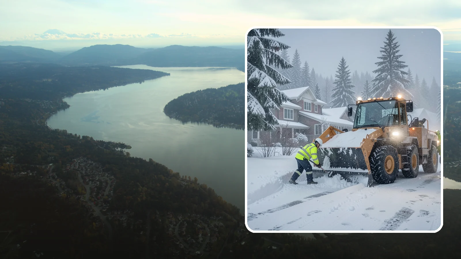 Emergency Residential Snow Removal in Sammamish, King County, WA - We respond fast to residential snow emergencies when a sudden storm traps your household at home.