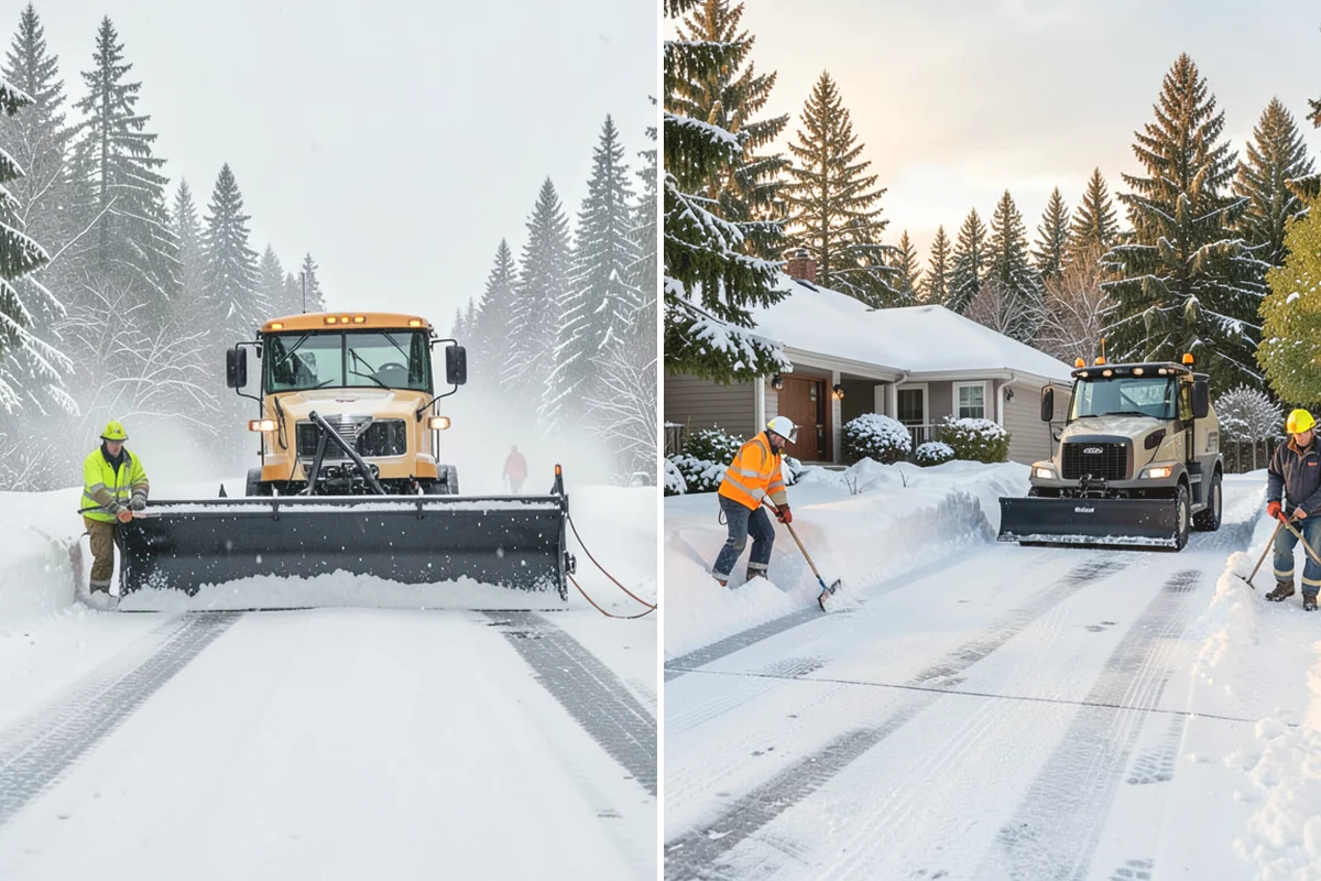 Emergency Residential Snow Removal in University Place, Pierce County, WA - We take your emergency call and confirm the urgent need