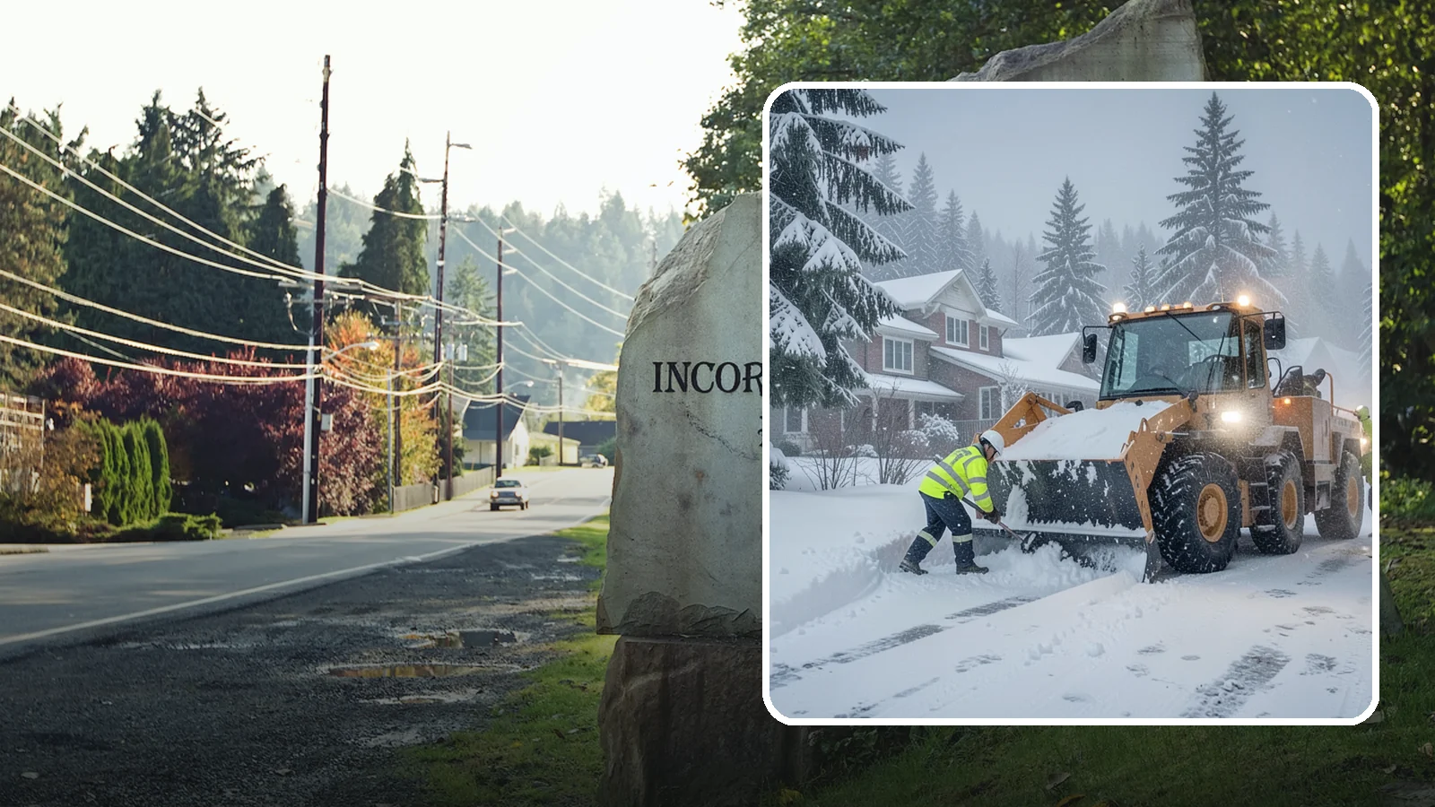 Emergency Residential Snow Removal in Wilkeson, Pierce County, WA - We respond fast to residential snow emergencies when a sudden storm traps your household at home.