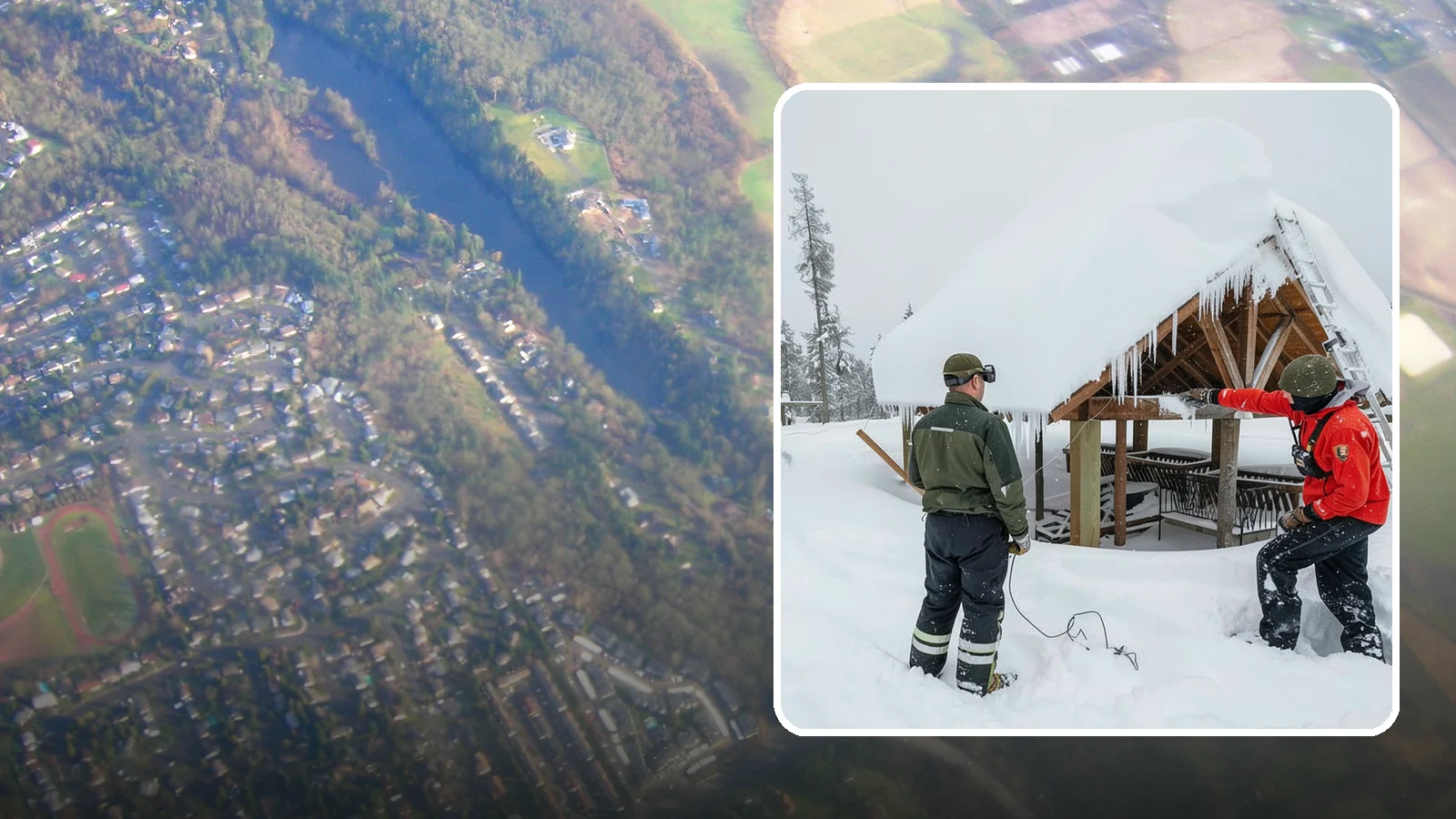 Emergency Roof Snow Removal in Algona, King County, WA - We respond urgently to dangerous roof snow loads when a structure is at immediate risk.
