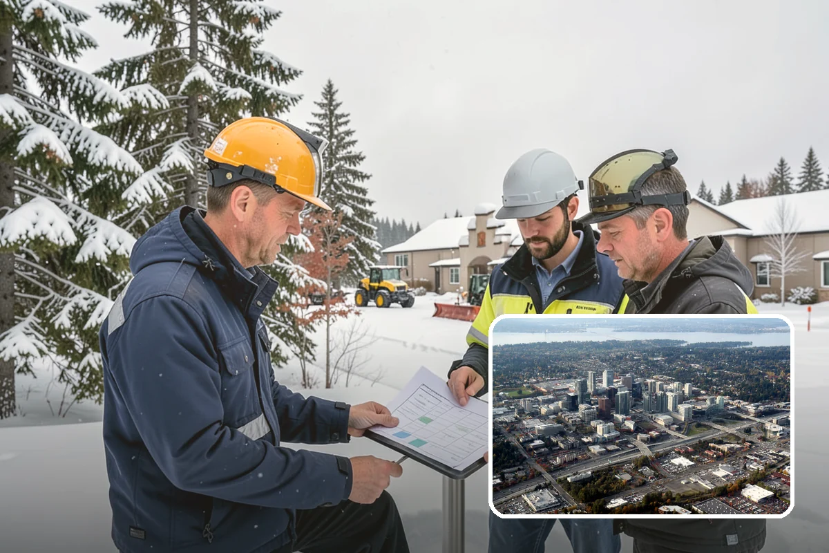 Emergency Roof Snow Removal in Bellevue, King County, WA - Provides rapid response to imminent structural risk