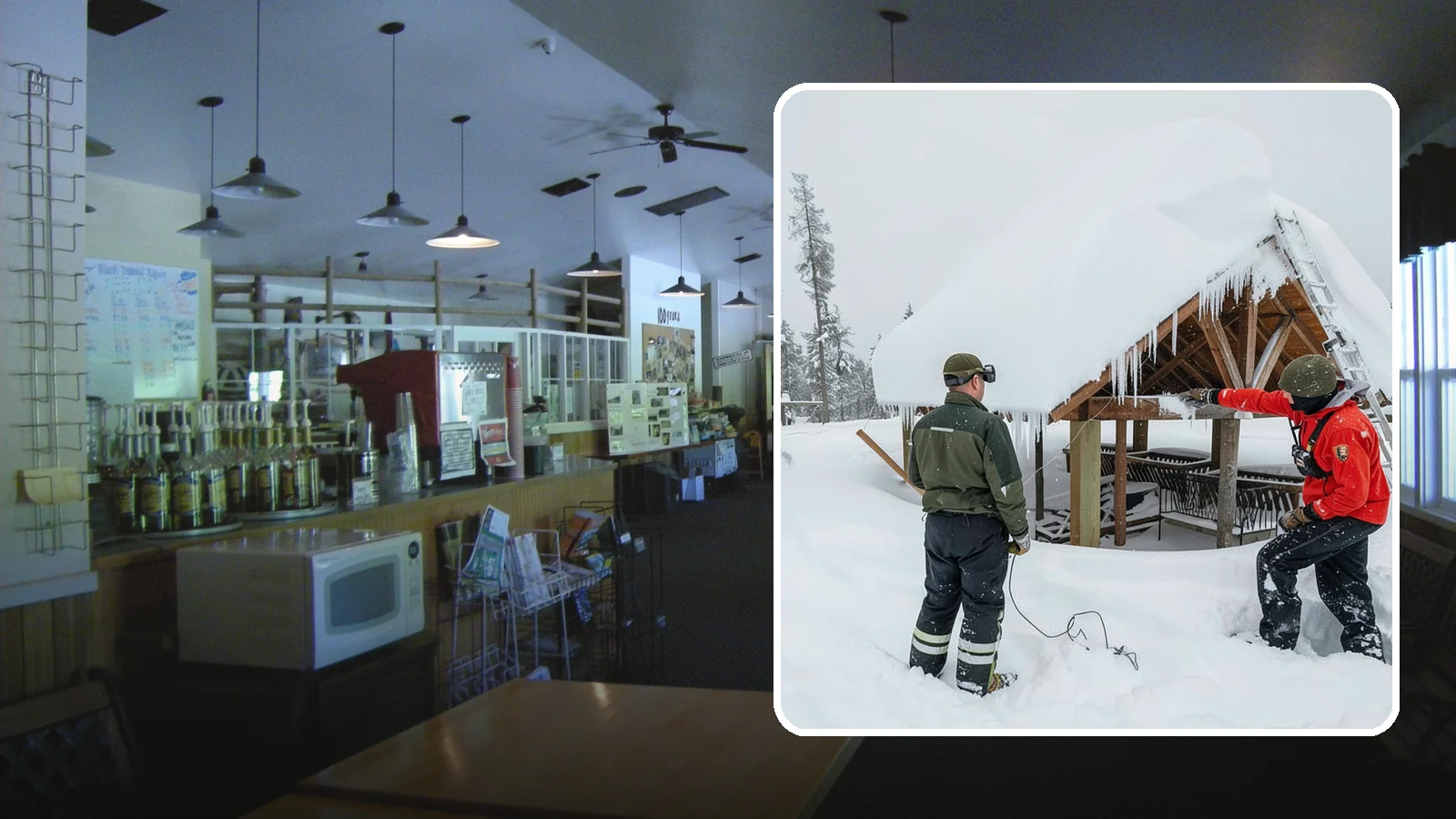 Emergency Roof Snow Removal in Black Diamond, King County, WA - We respond urgently to dangerous roof snow loads when a structure is at immediate risk.