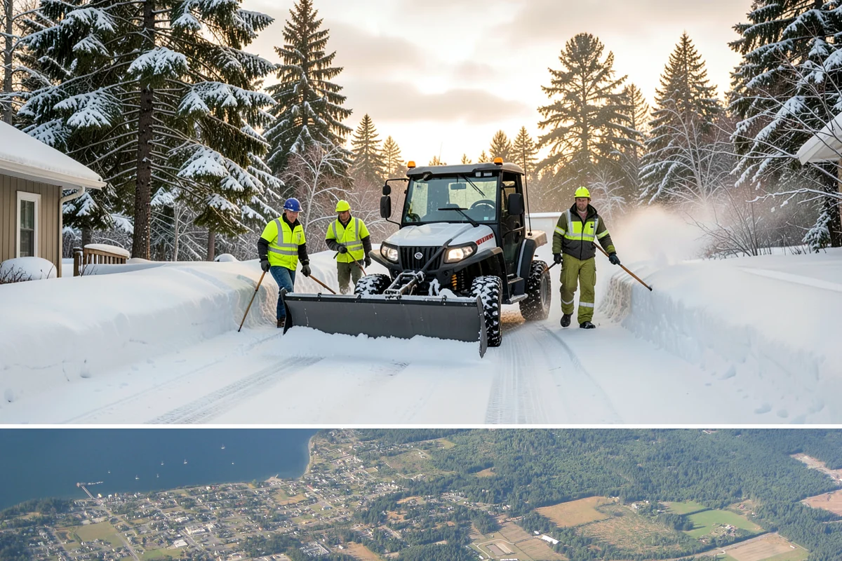 Emergency Roof Snow Removal in Coupeville, Island County, WA - Emergency roof snow removal is available whenever heavy accumulation or an incoming rain-on-snow event puts a structure at...