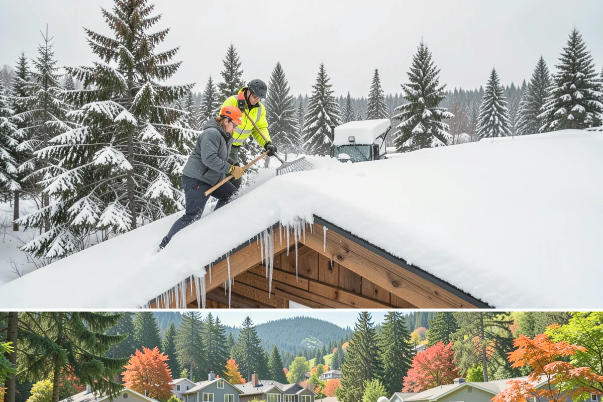 Emergency Roof Snow Removal in Fircrest, Pierce County, WA - Emergency roof snow removal is available whenever heavy accumulation or an incoming rain-on-snow event puts a structure at...