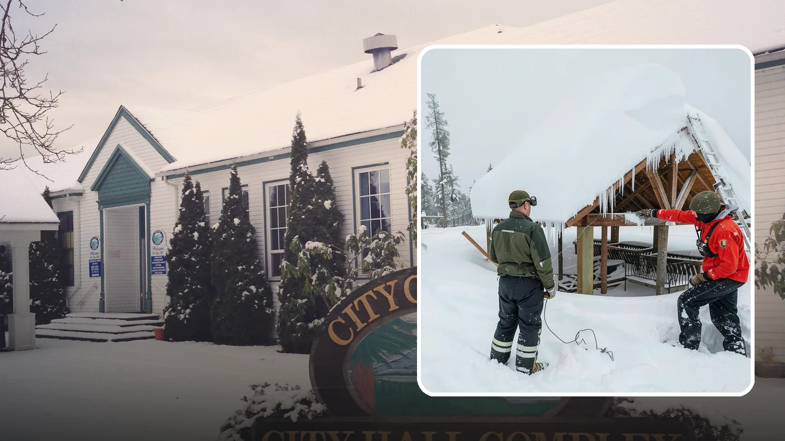 Emergency Roof Snow Removal in Pacific, King County, WA - We respond urgently to dangerous roof snow loads when a structure is at immediate risk.