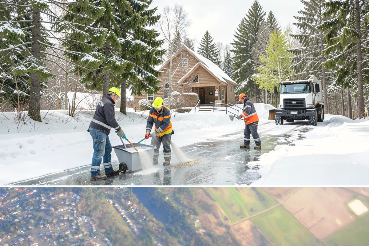 Emergency Shoveling in Algona, King County, WA - Emergency shoveling is on call all winter, from the first lowland snowfall in late fall through early spring.