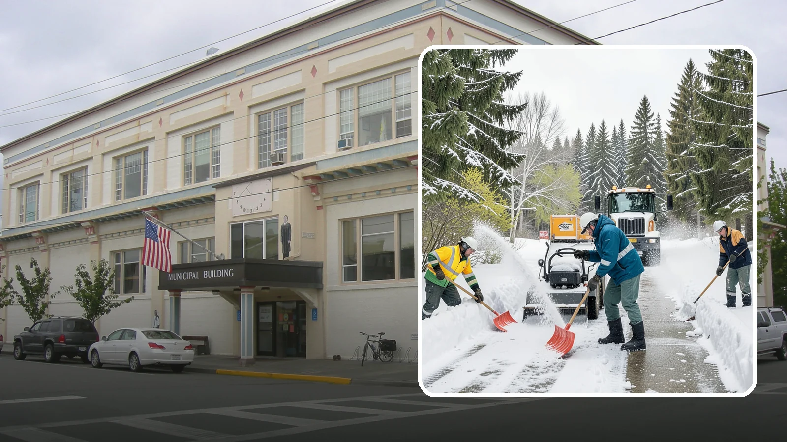 Emergency Shoveling in Anacortes, Skagit County, WA - We send crews out on demand across Western Washington to hand-clear walkways, entrances, and steps when snow needs to be gone...