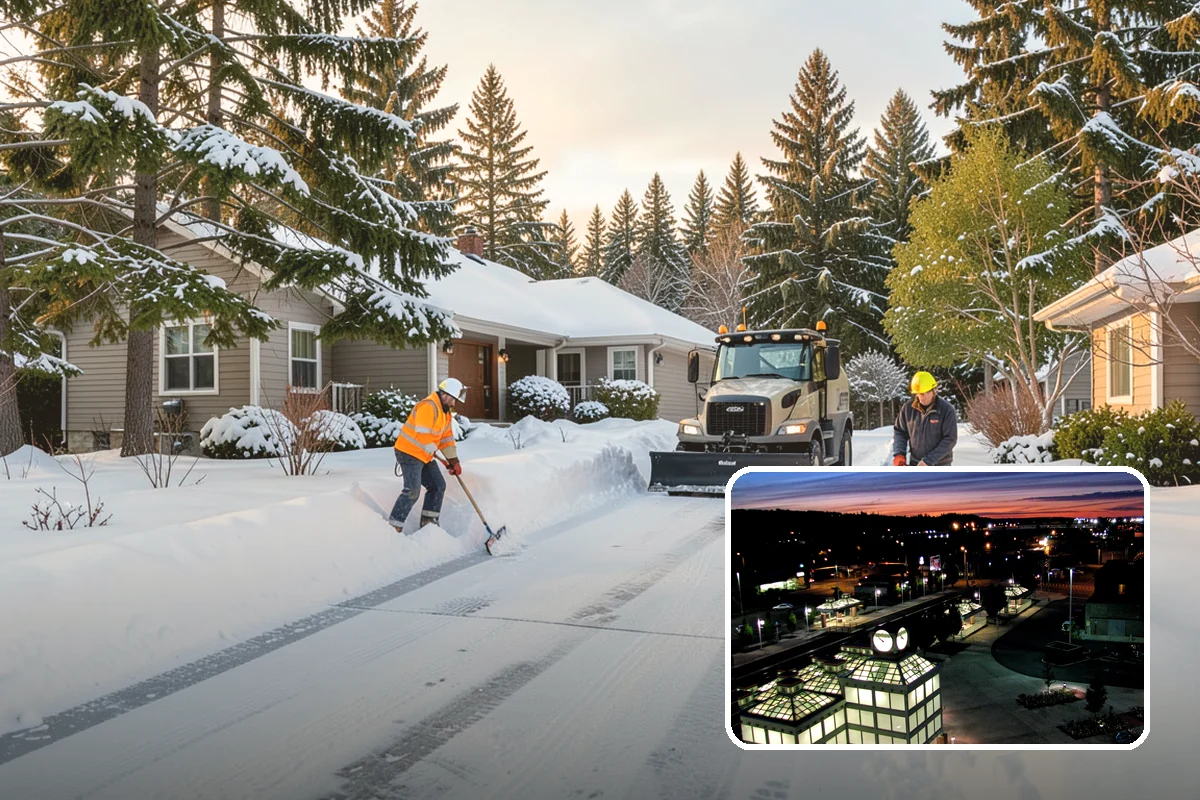 Emergency Shoveling in Auburn, King County, WA - On-demand crews for areas a plow cannot reach