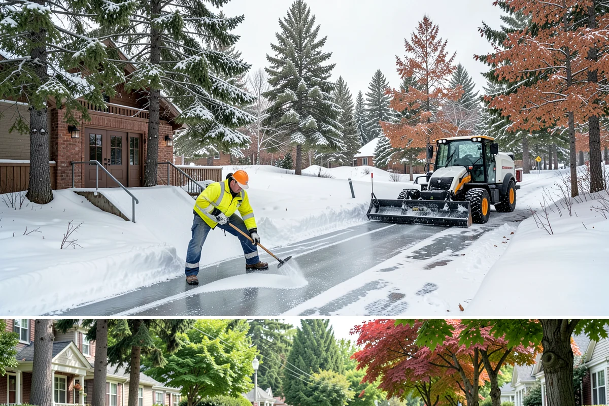 Emergency Shoveling in Beaux Arts Village, King County, WA - Emergency shoveling is on call all winter, from the first lowland snowfall in late fall through early spring.