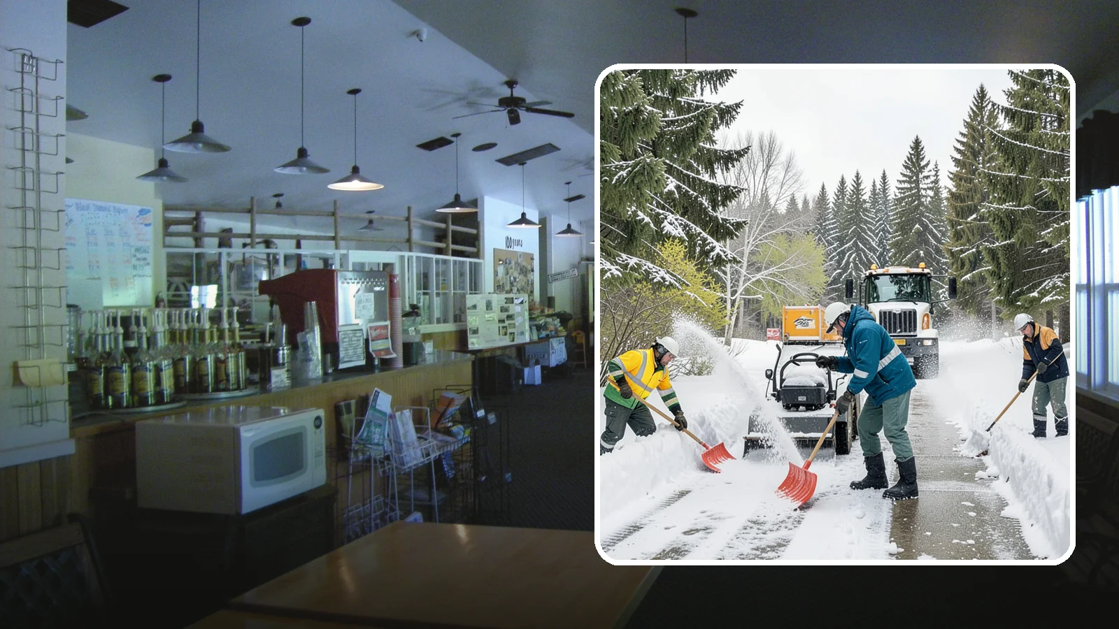 Emergency Shoveling in Black Diamond, King County, WA - We send crews out on demand across Western Washington to hand-clear walkways, entrances, and steps when snow needs to be gone...