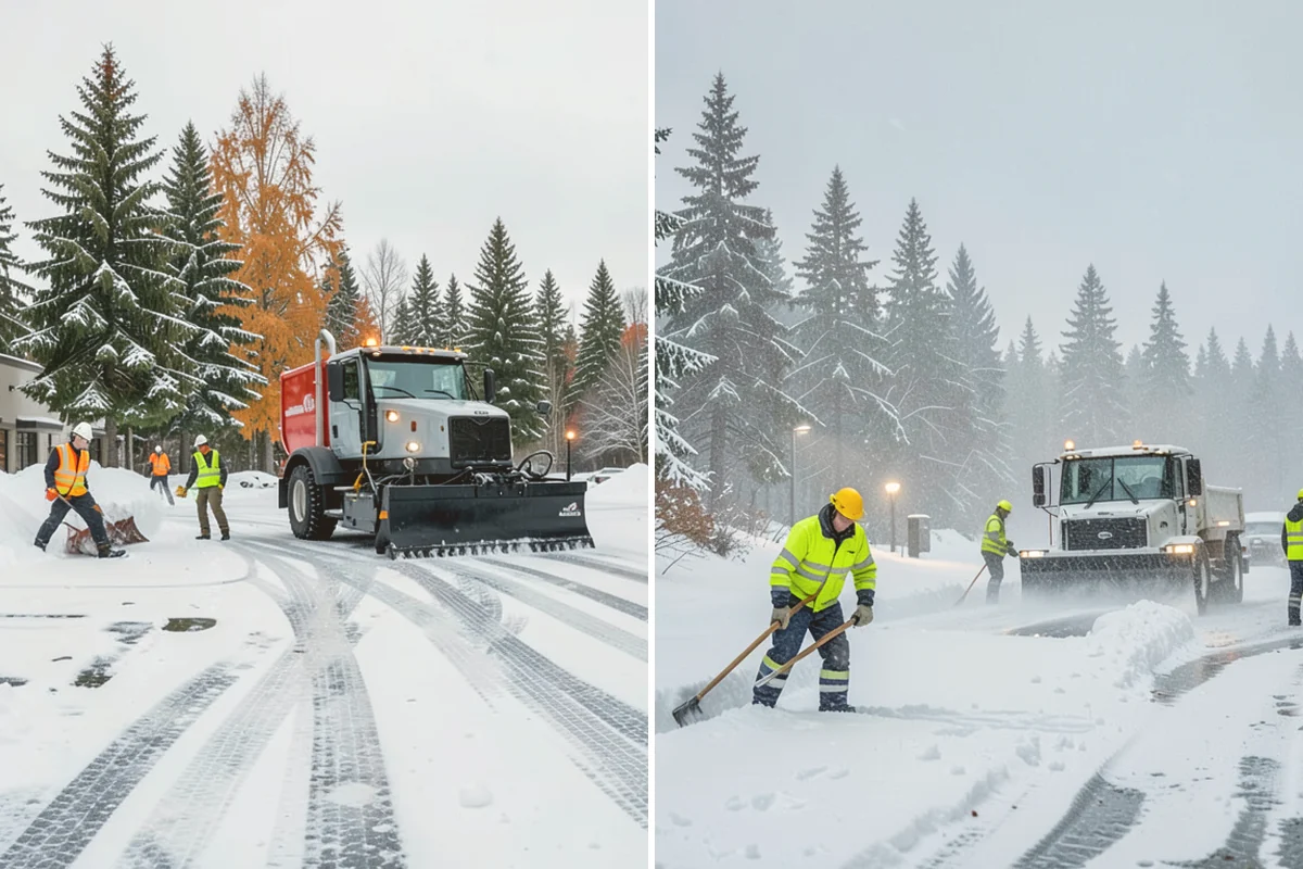 Emergency Shoveling in Bothell, King County, WA - Confirm the property and priority areas by phone