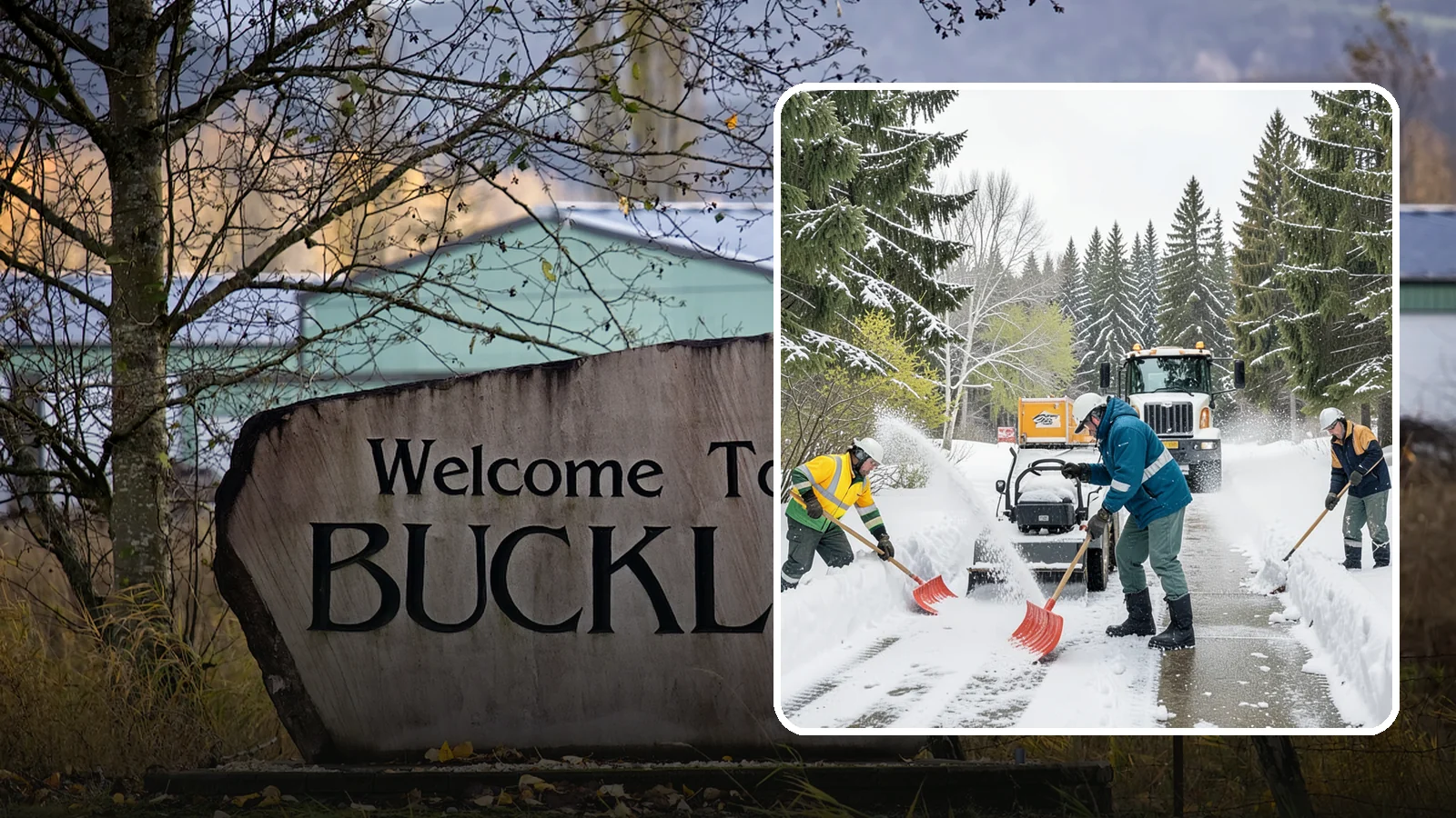 Emergency Shoveling in Buckley, Pierce County, WA - We send crews out on demand across Western Washington to hand-clear walkways, entrances, and steps when snow needs to be gone...
