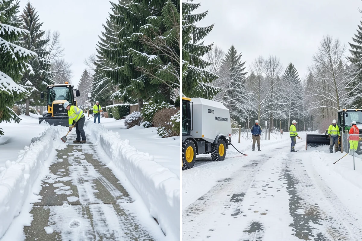 Emergency Shoveling in Buckley, Pierce County, WA - Confirm the property and priority areas by phone