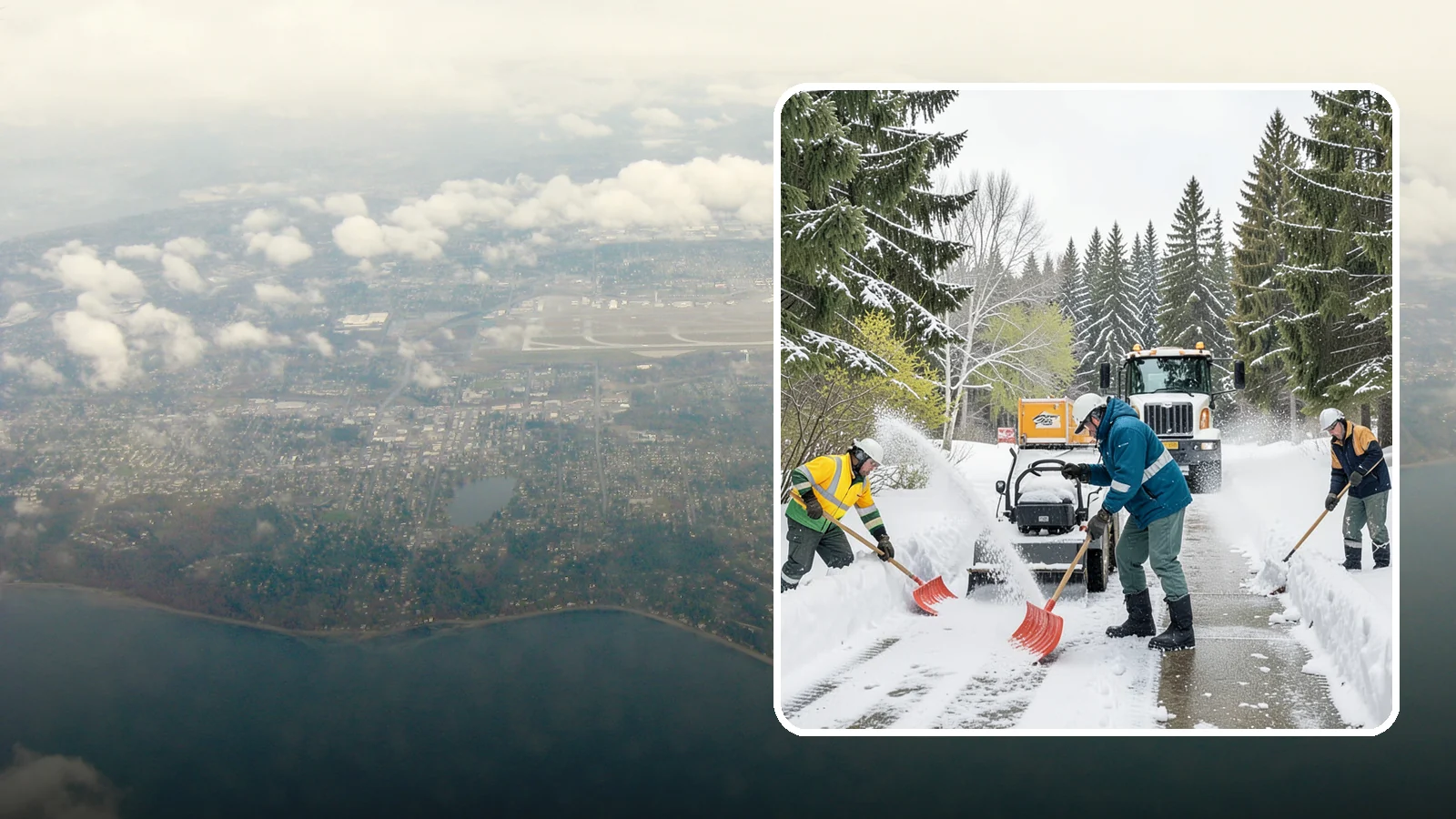 Emergency Shoveling in Burien, King County, WA - We send crews out on demand across Western Washington to hand-clear walkways, entrances, and steps when snow needs to be gone...