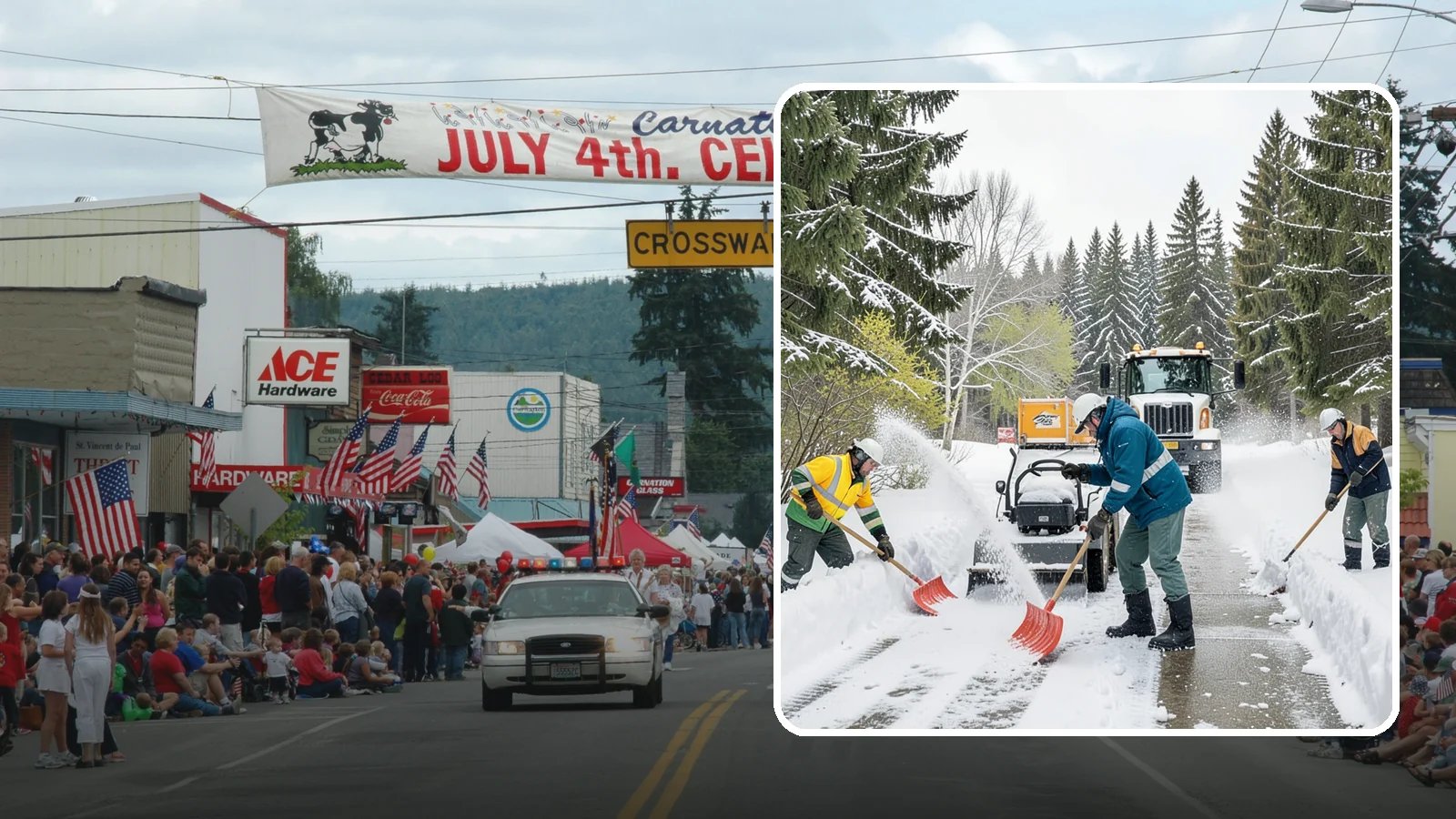 Emergency Shoveling in Carnation, King County, WA - We send crews out on demand across Western Washington to hand-clear walkways, entrances, and steps when snow needs to be gone...
