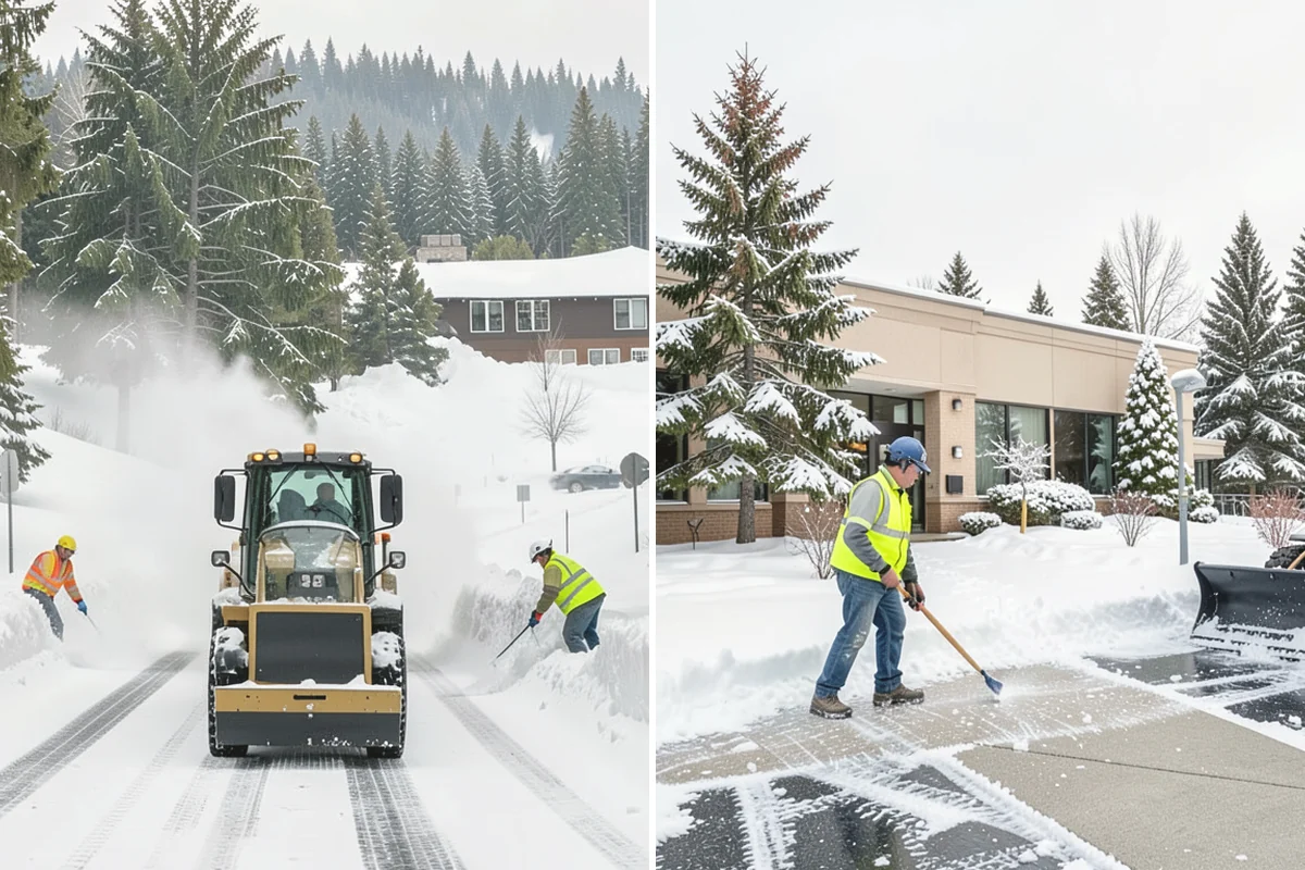 Emergency Shoveling in Carnation, King County, WA - Confirm the property and priority areas by phone