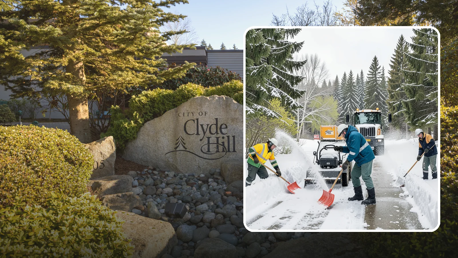 Emergency Shoveling in Clyde Hill, King County, WA - We send crews out on demand across Western Washington to hand-clear walkways, entrances, and steps when snow needs to be gone...