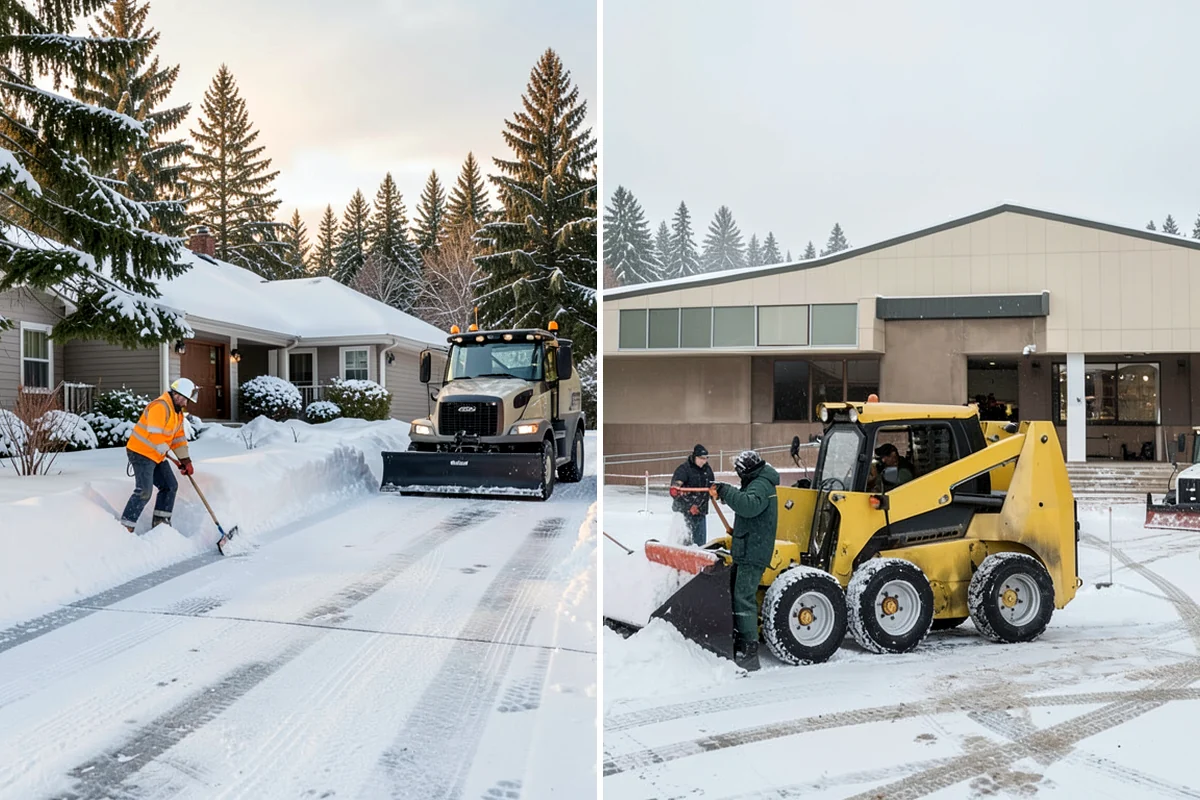 Emergency Shoveling in Concrete, Skagit County, WA - Confirm the property and priority areas by phone